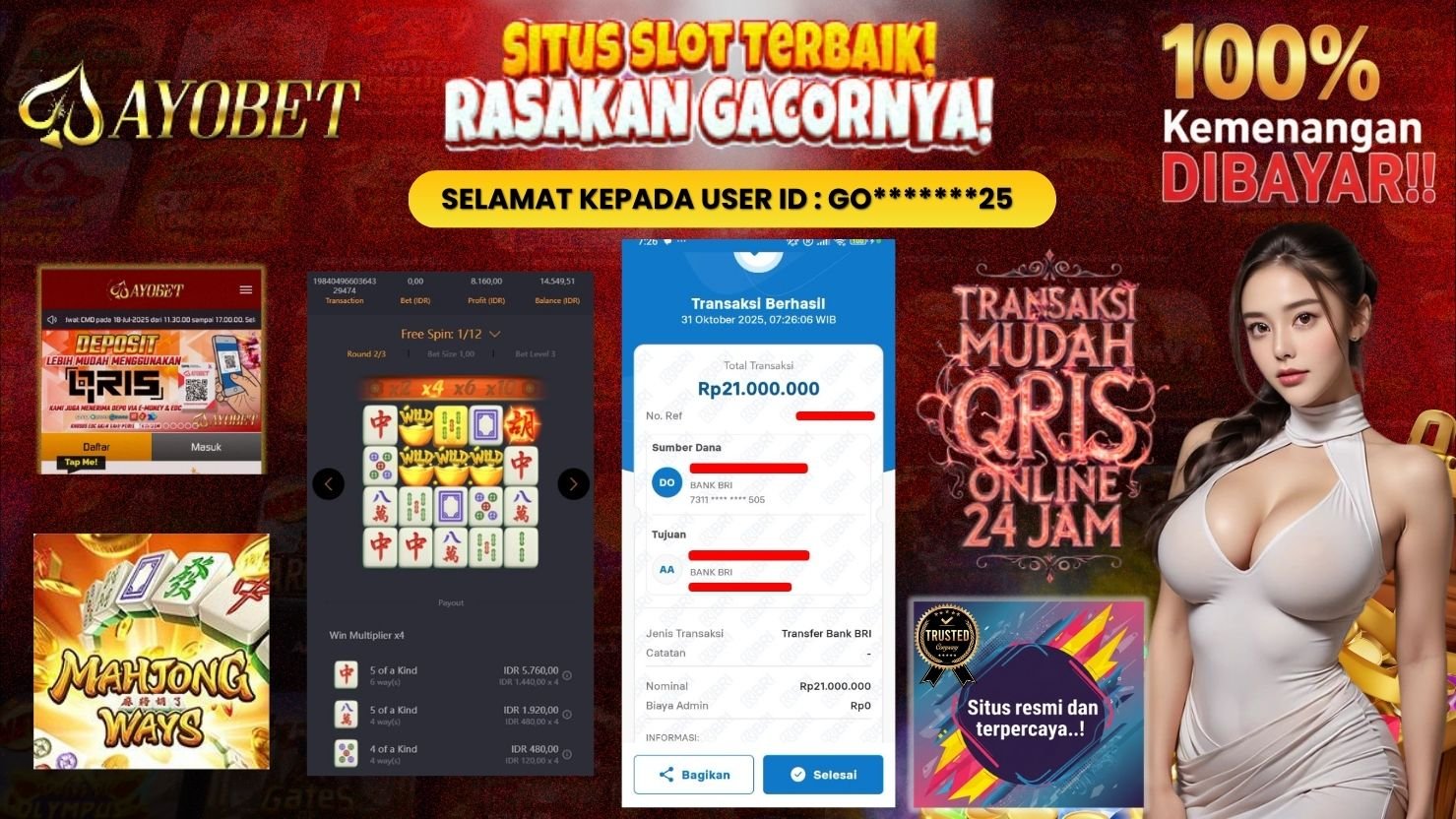 AYOBET JACKPOT SLOT MAHJONG WAYS 2